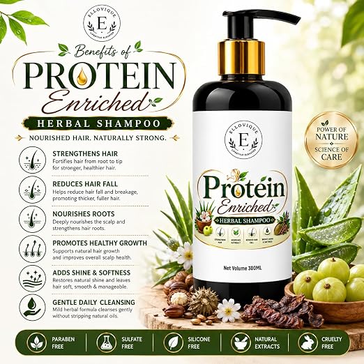 Protein Enriched Flaxseed Herbal Shampoo 300ml