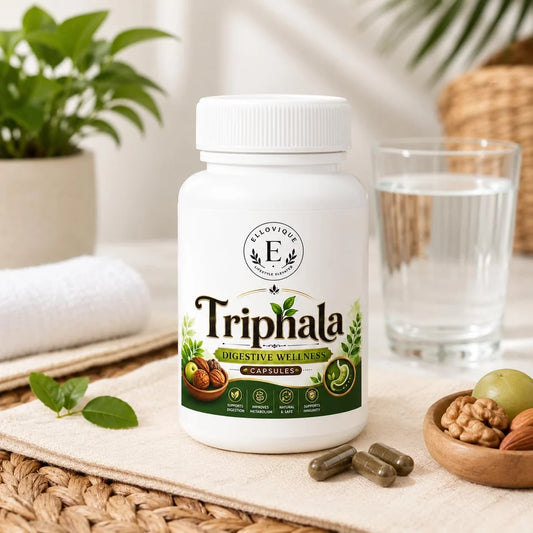 Triphala Amla Digestive Wellness Capsules Pack of 2 (60 Capsules)