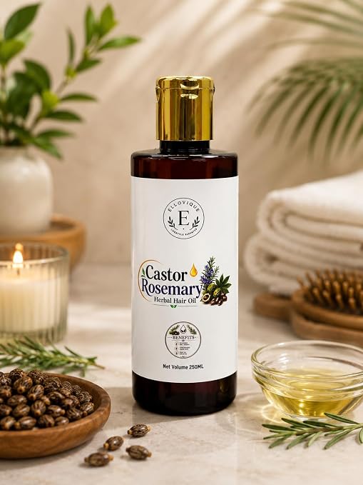 Castor Rosemary Herbal Hair Oil 250ml