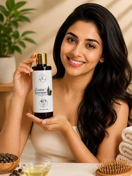 Castor Rosemary Herbal Hair Oil 250ml